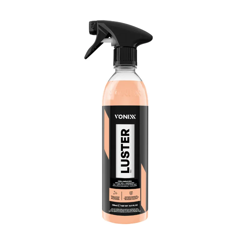 Cera Limpiadora en Spray Vonixx Luster SiO2 y Carnauba 500 ml