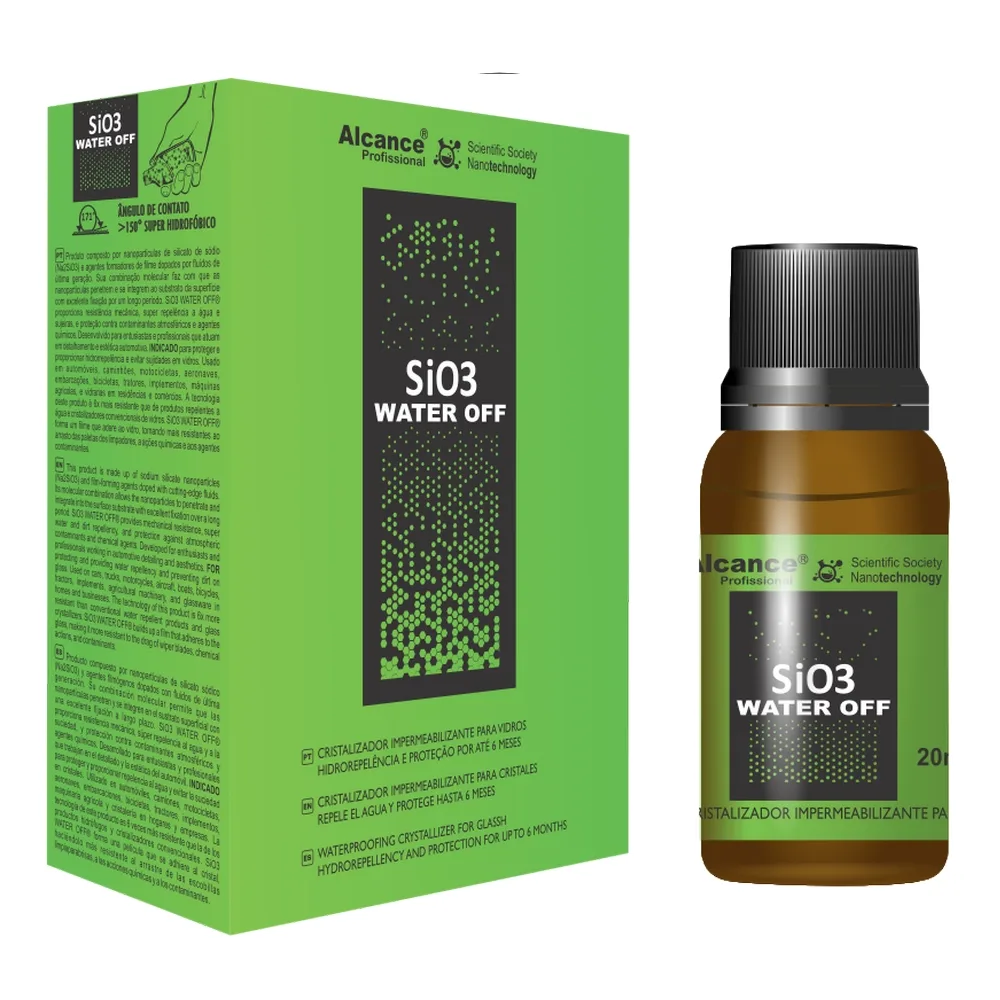 Cristalizador de Vidrios Alcance SiO3 Water Off 20 ml